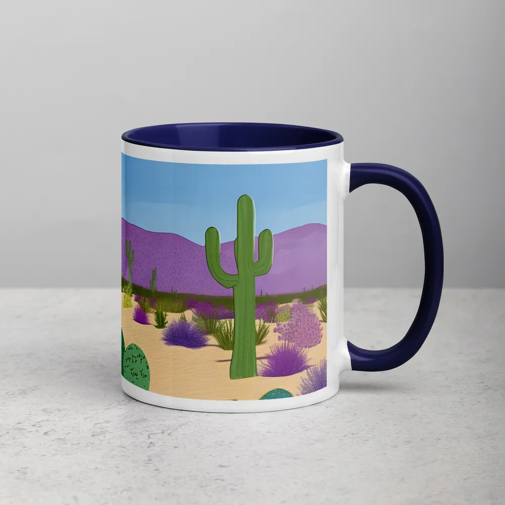 Lavender Desert 
 Mug with Red inside