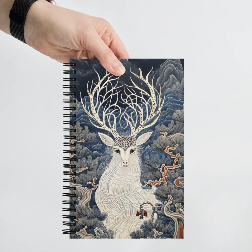 Celestial Forest Stag 
 Spiral Notebook | 140 pages