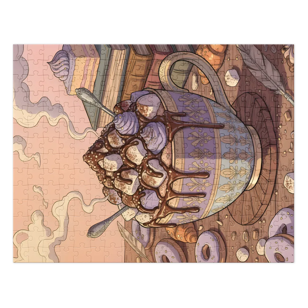Lavender Cocoa Cup | Jigsaw Puzzles