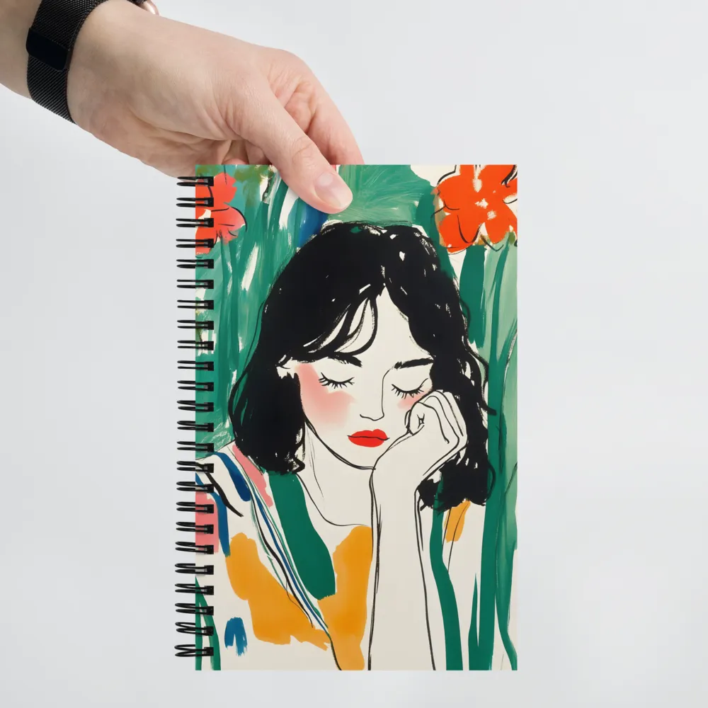 Contemplative Bloom 
 Spiral Notebook | 140 pages