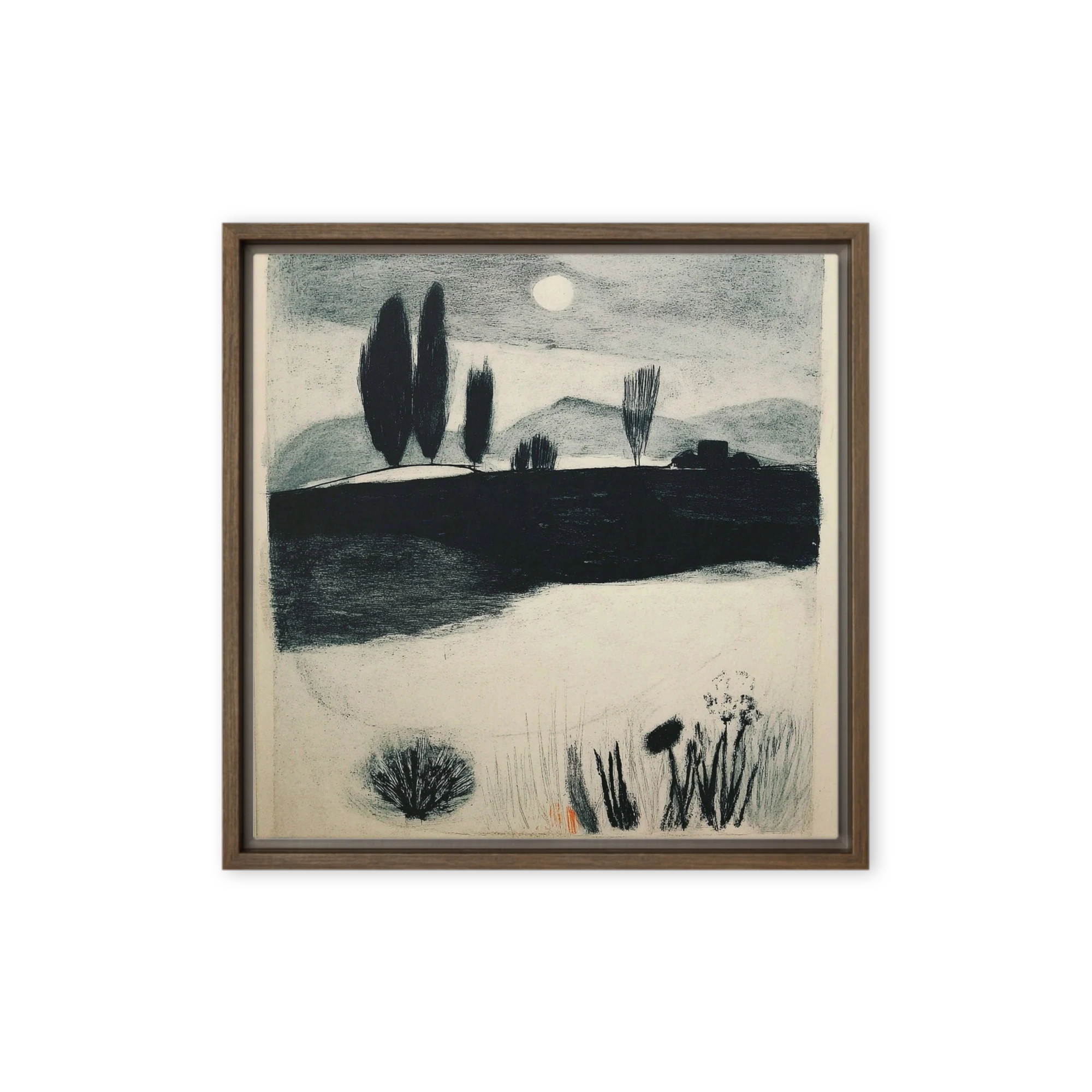 Full Moon Landscape | Art Print