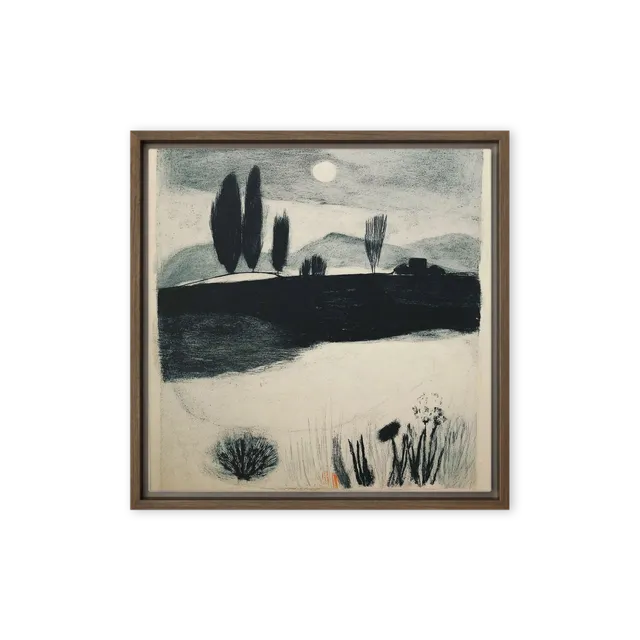 Full Moon Landscape | Art Print