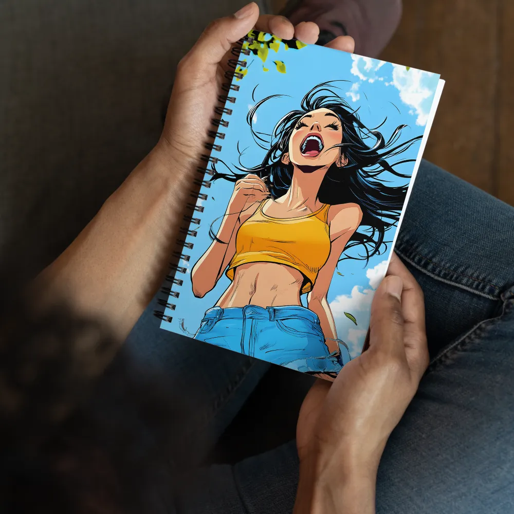 Laughter in the Breeze 
 Spiral Notebook | 140 pages