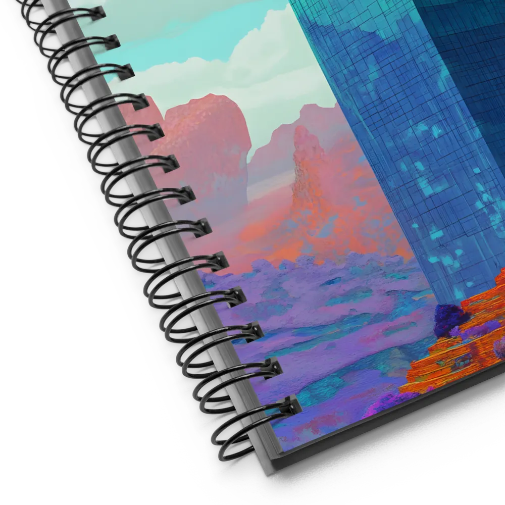 Ascent to the Azure Monolith 
 Spiral Notebook | 140 pages