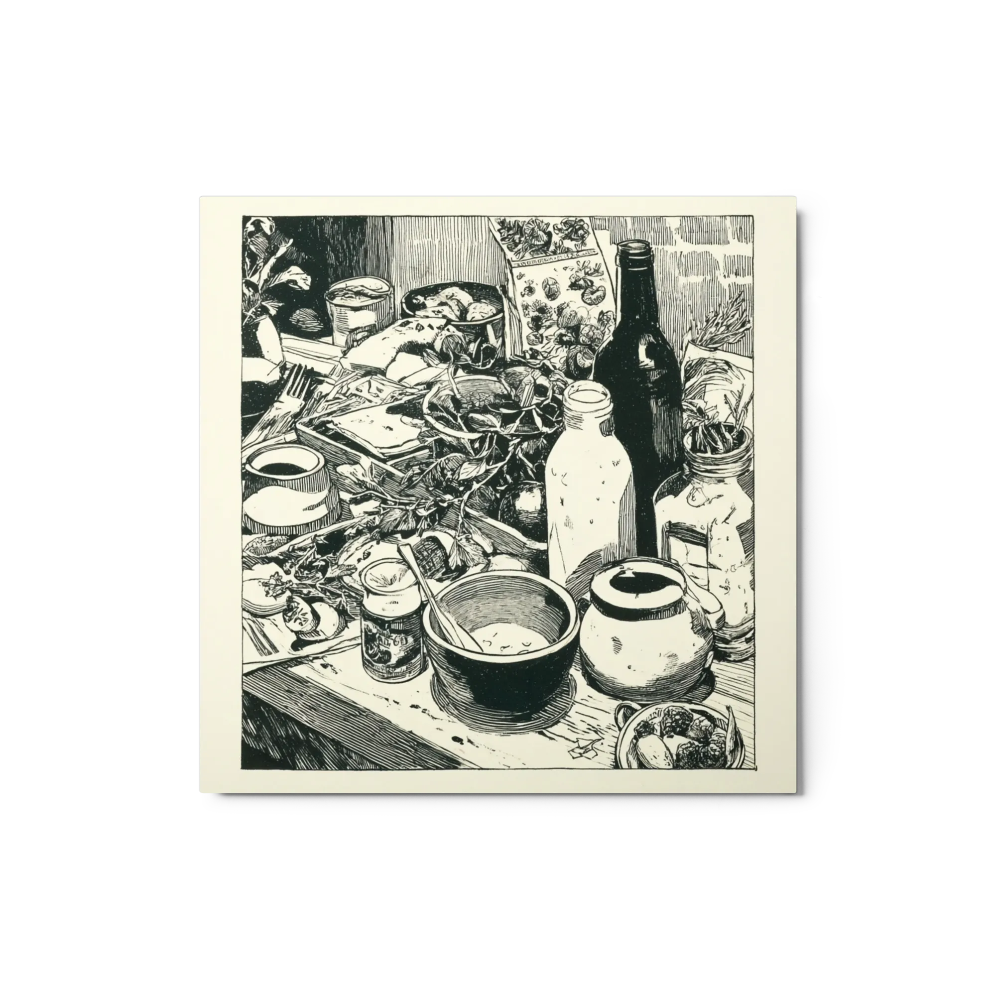 Kitchen Still Life Illustration