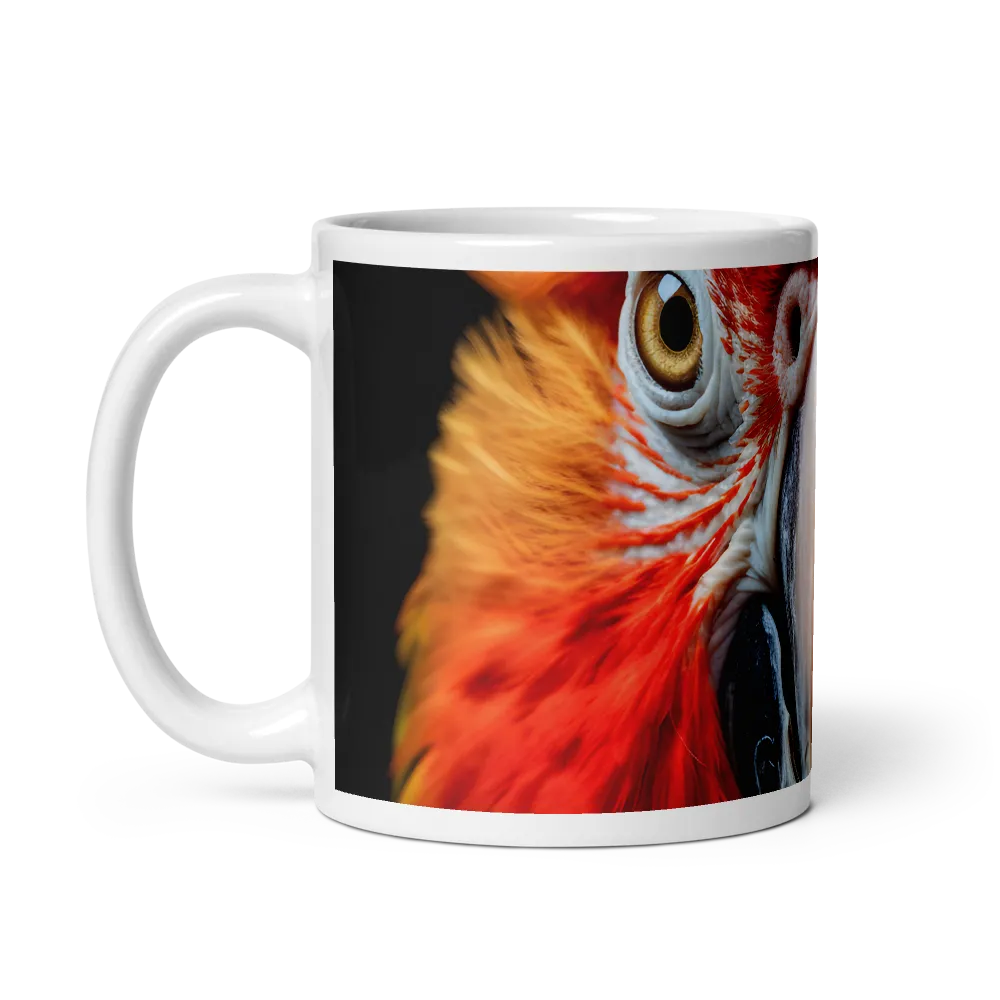 Vibrant Parrot Macro Photography | Mug