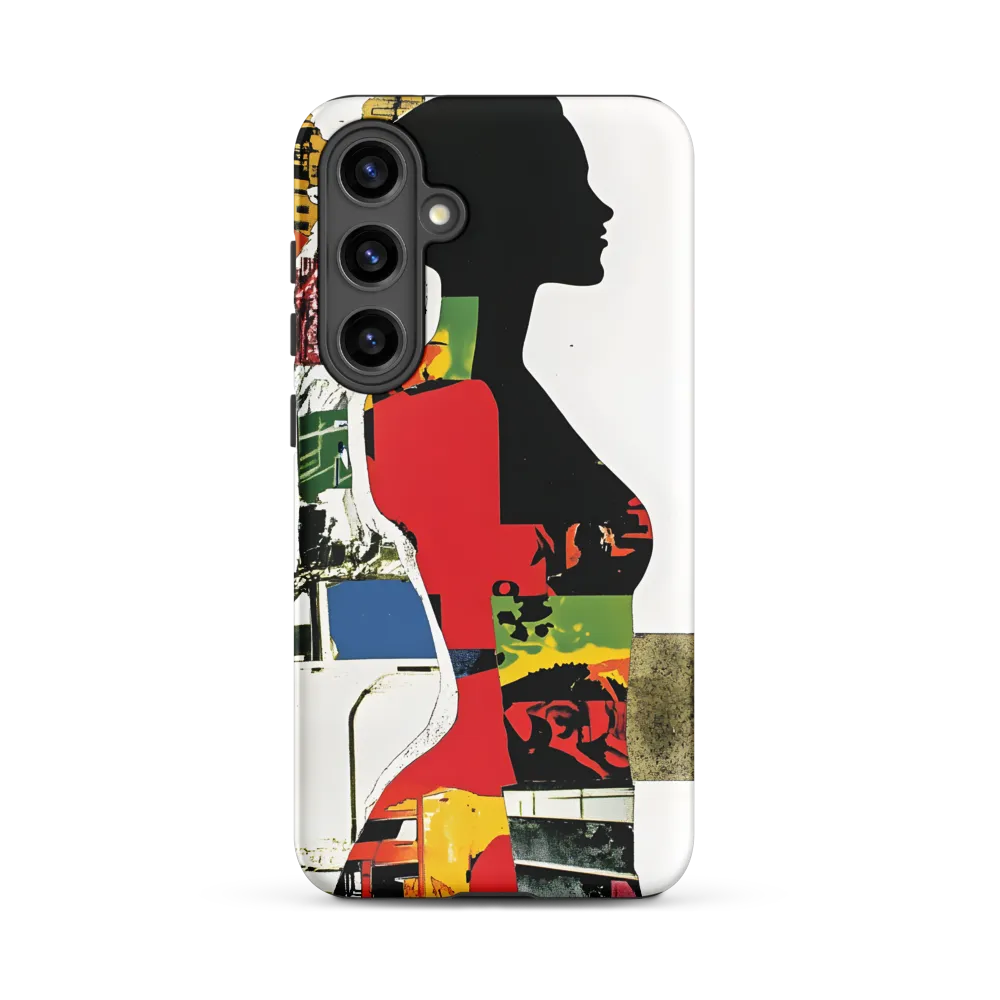 Vibrant Female Silhouette Collage | Phone Case