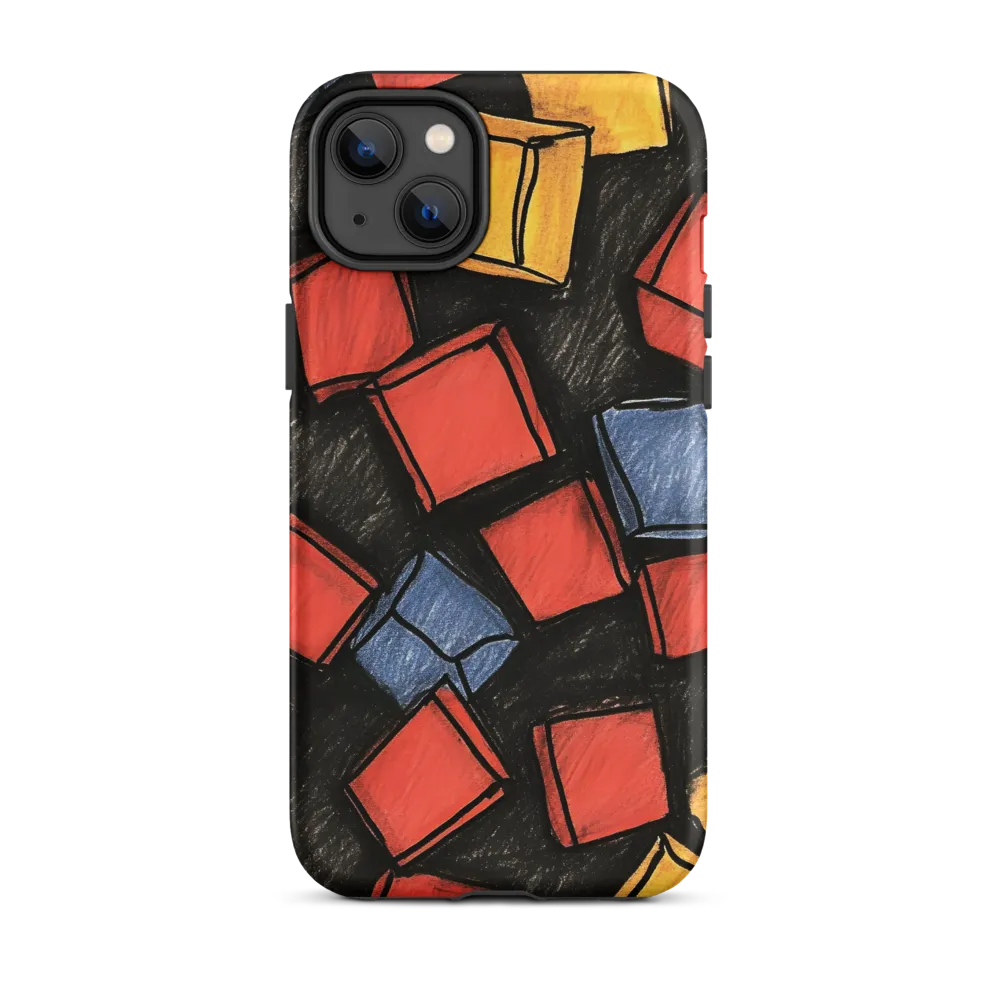 Geometric Block Pattern | Phone Case