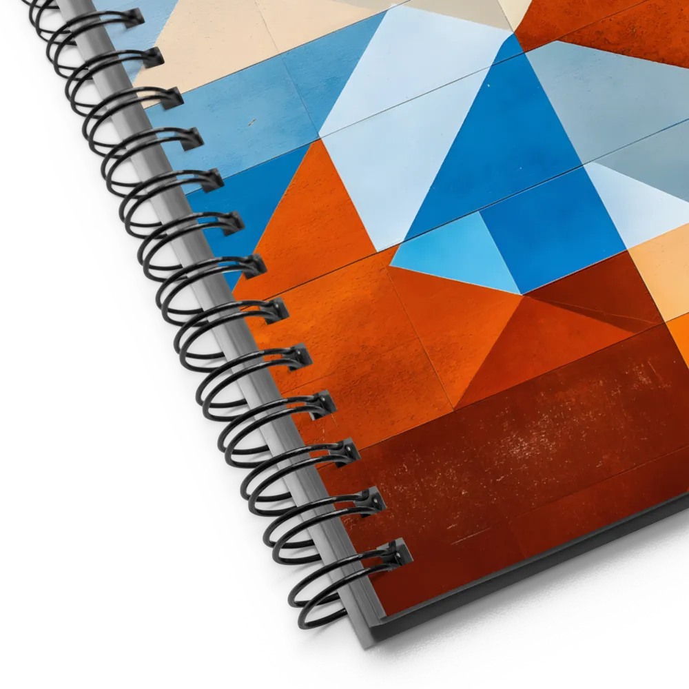Abstract Mosaic Geometry 
 Spiral Notebook | 140 pages