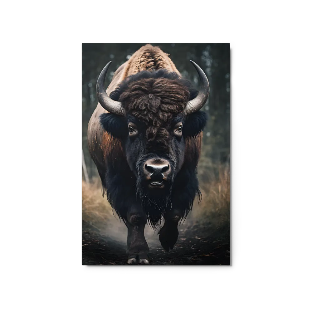 Bison in Forest Photograph
