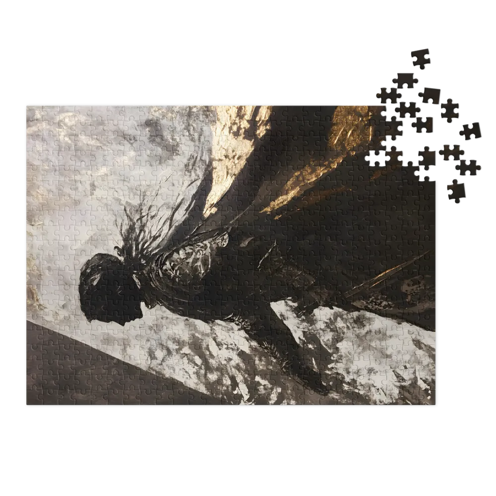 Gilded Shadow 
 Jigsaw Puzzle in Tin Box