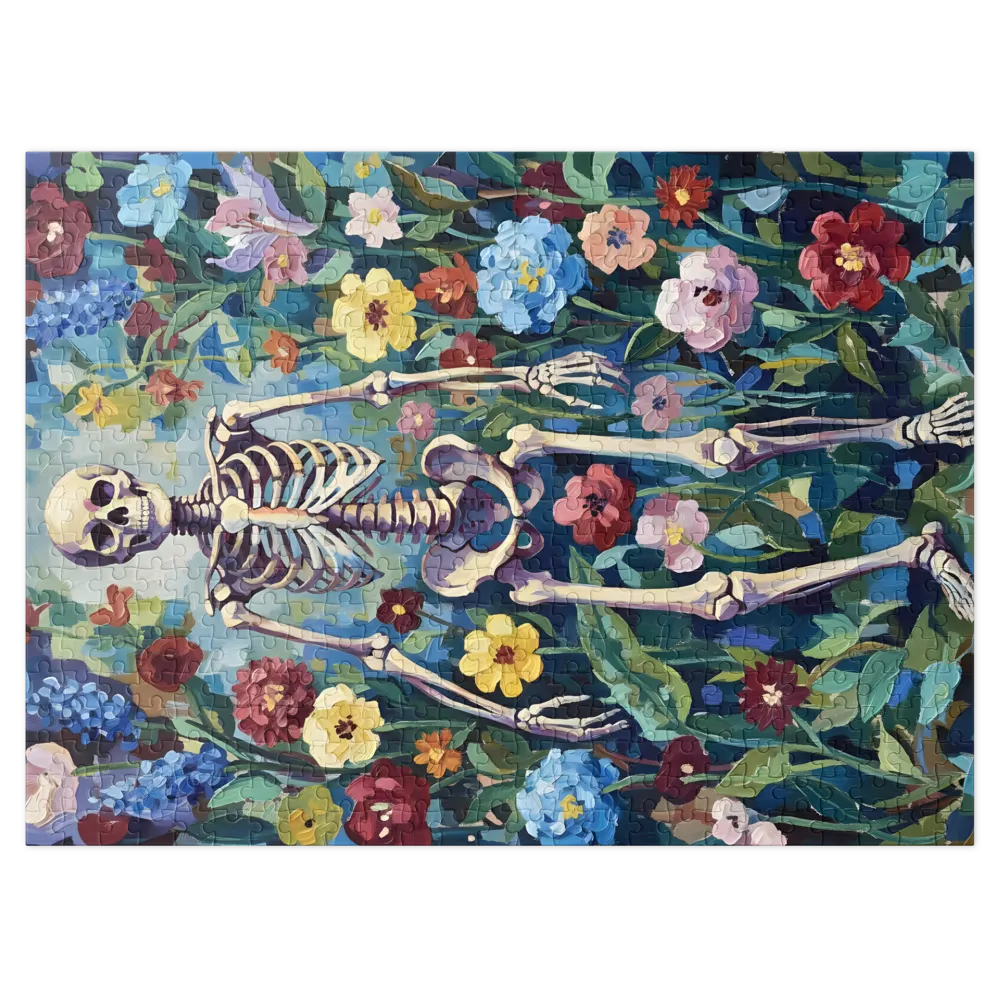 Skeleton in Bloom | Jigsaw Puzzles