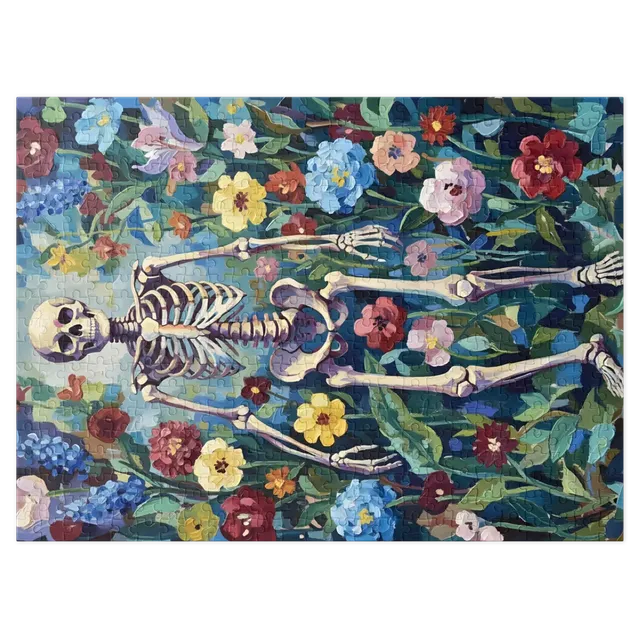 Skeleton in Bloom | Jigsaw Puzzles