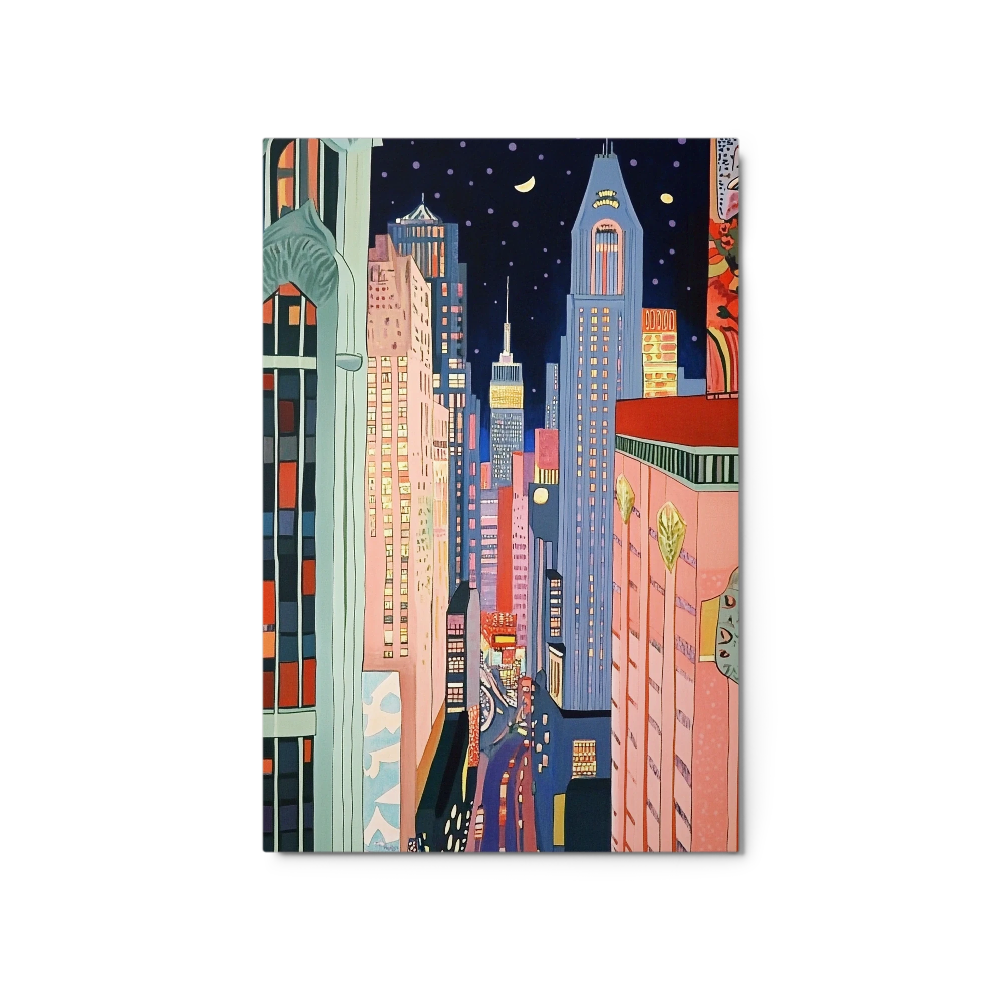 Stylized City at Night