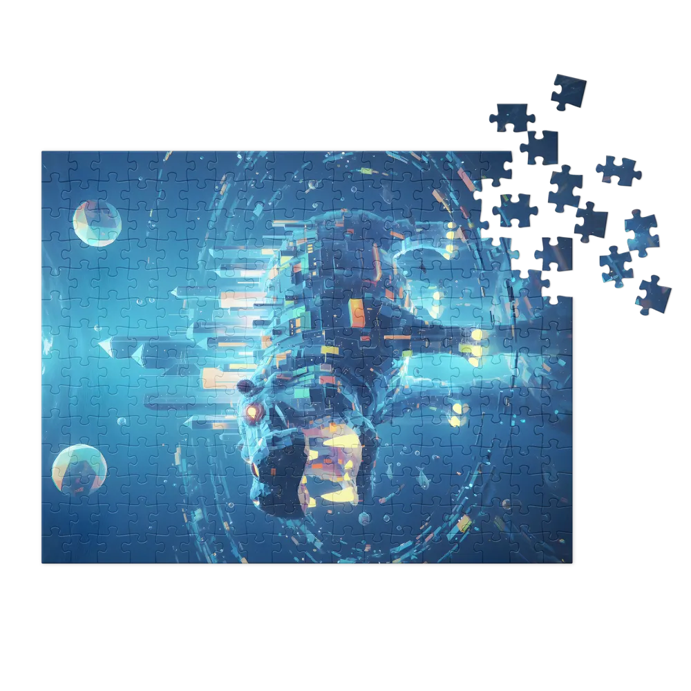 Submerged City Hippo | Jigsaw Puzzles