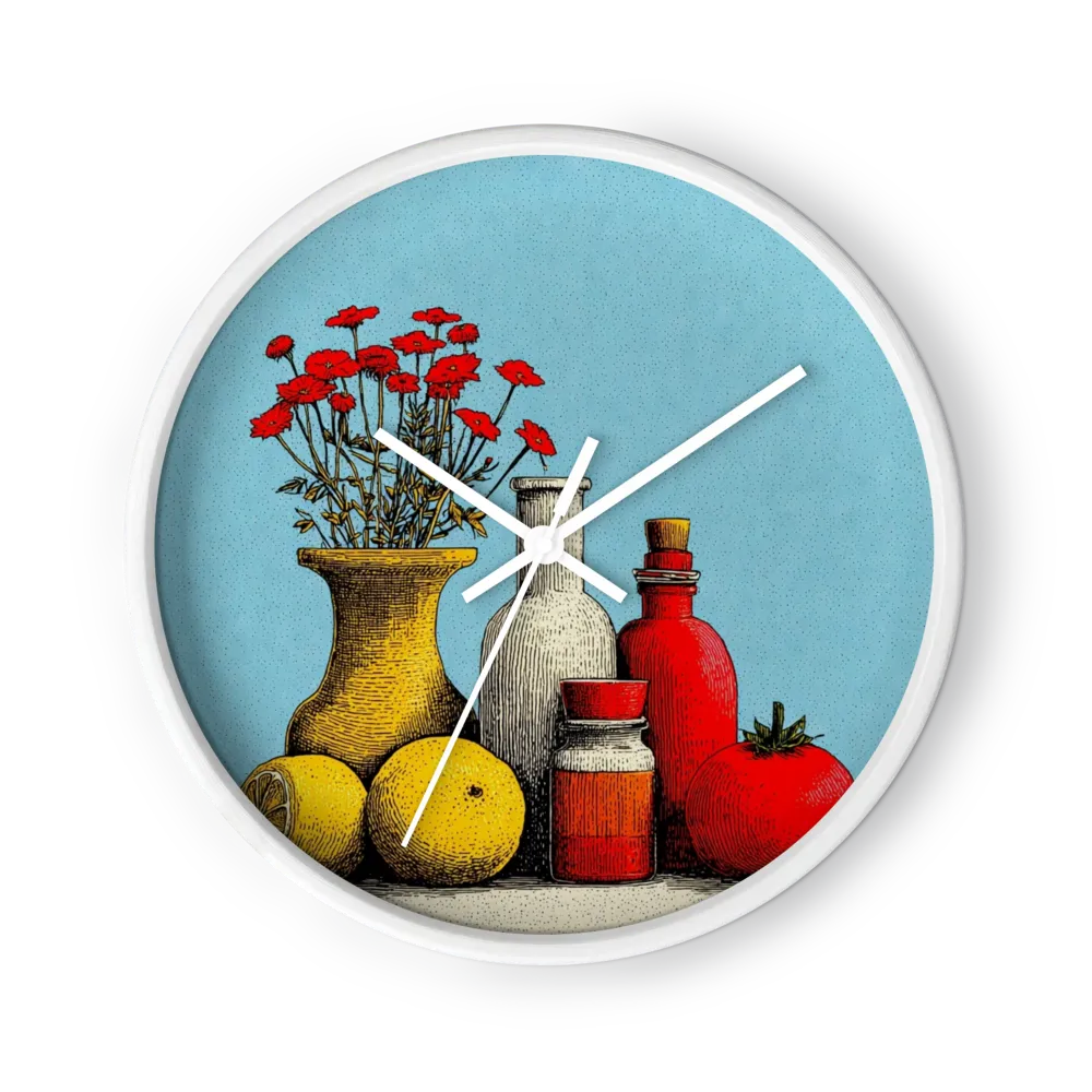 Still Life with Red Flowers