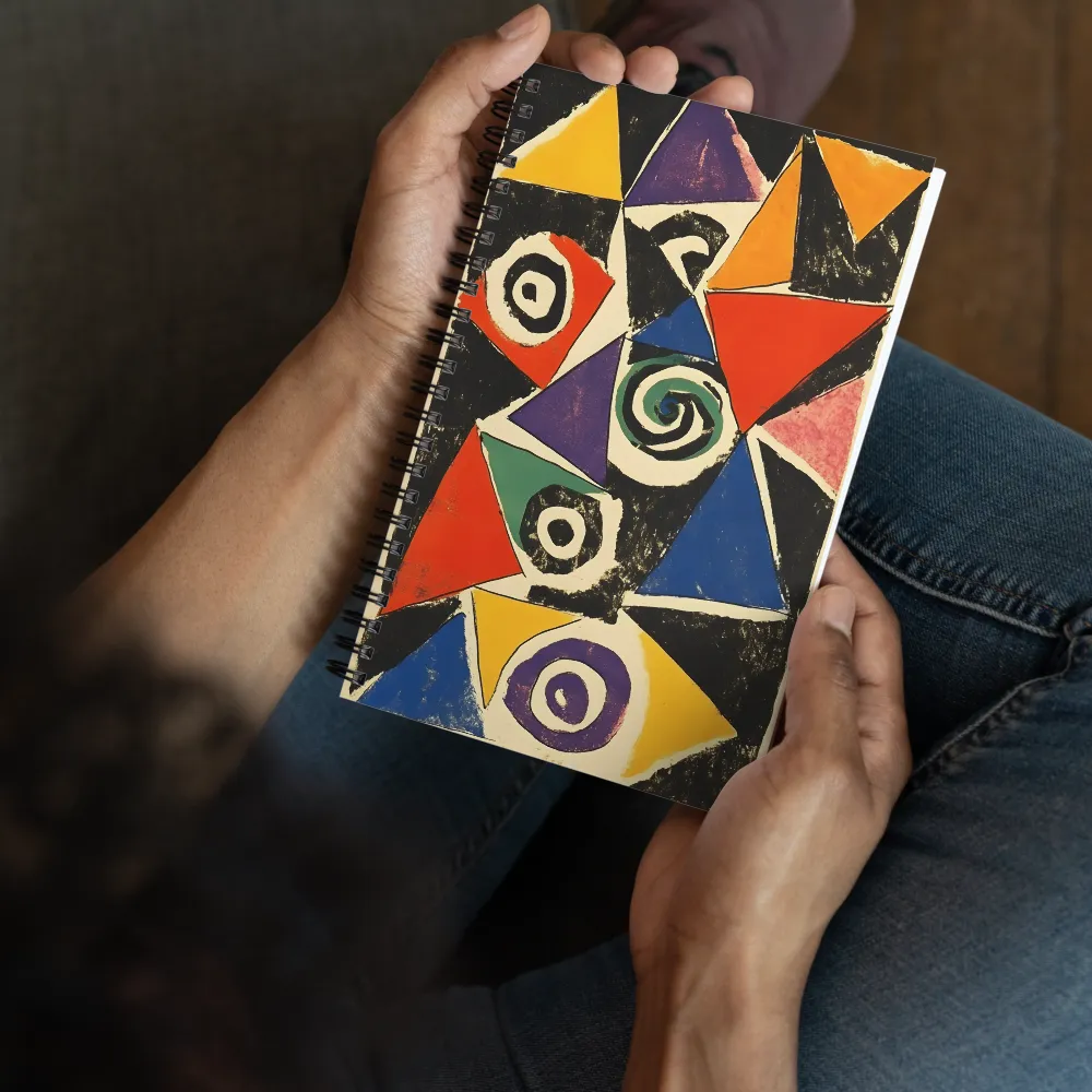 Dynamic Geometric Composition 
 Spiral Notebook | 140 pages