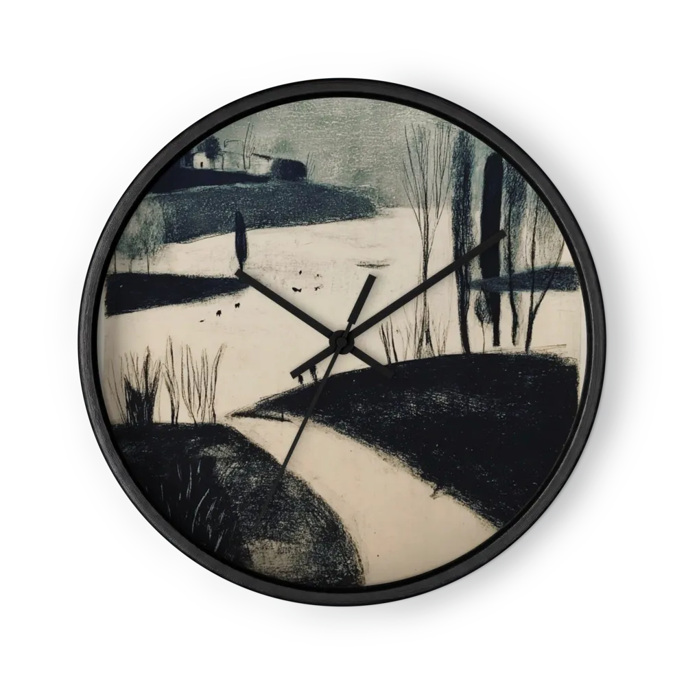 Riverbank Path | Wall Clock