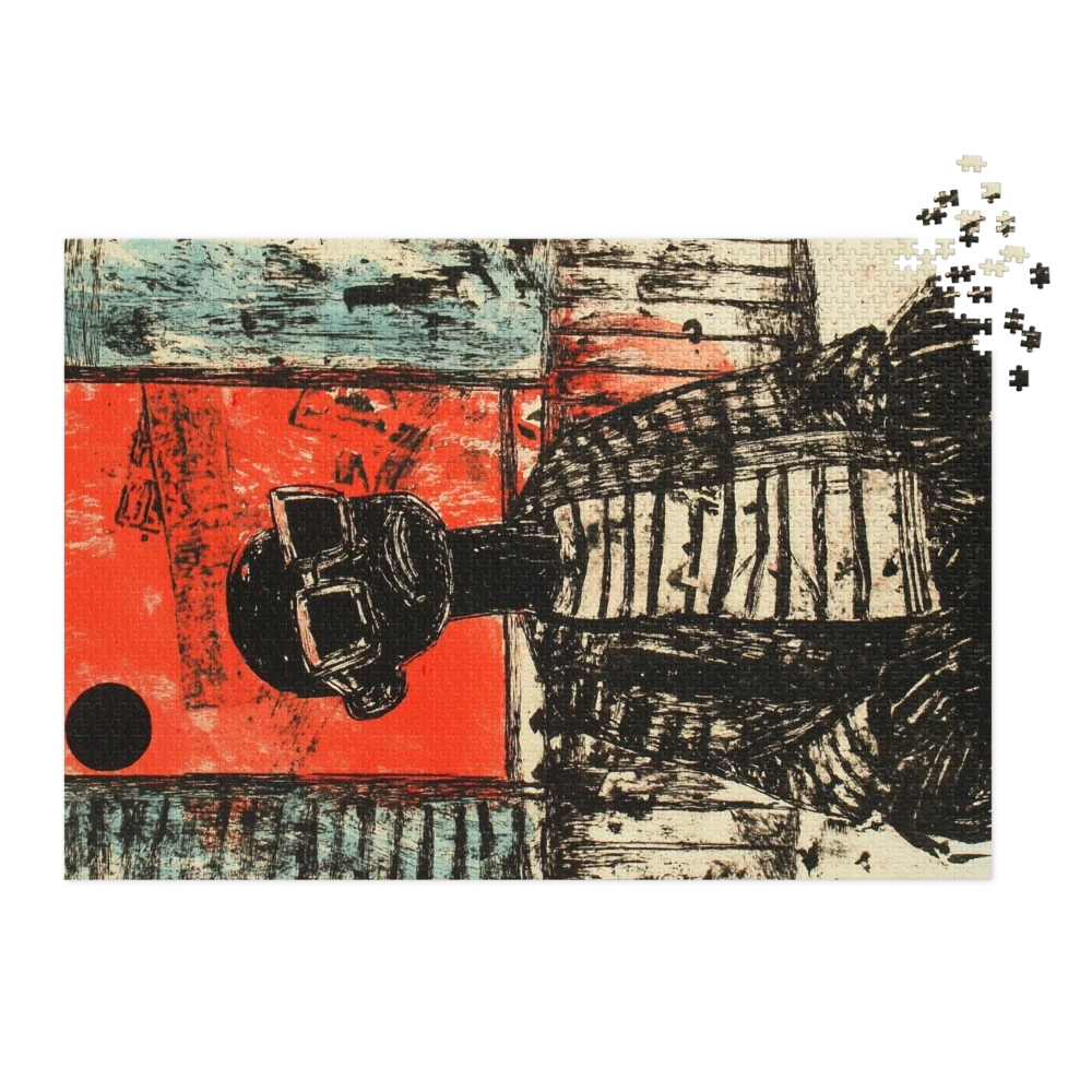 Solitary Vision in Red | Jigsaw Puzzles