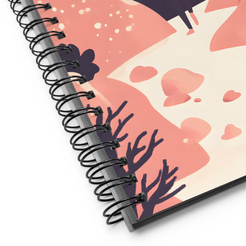 Journey Through the Cosmic Forest 
 Spiral Notebook | 140 pages