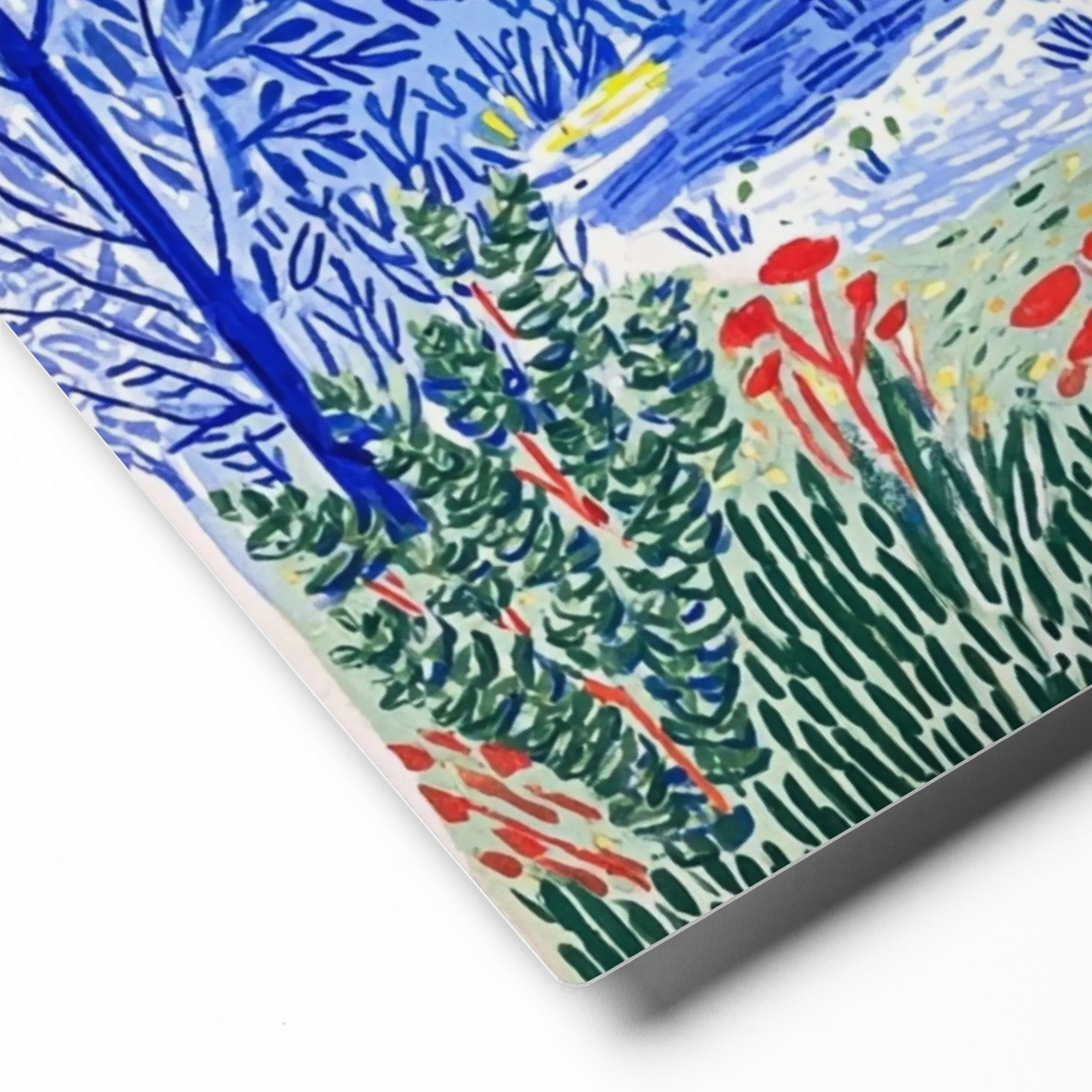 Tiger in the Blue Forest | Art Print