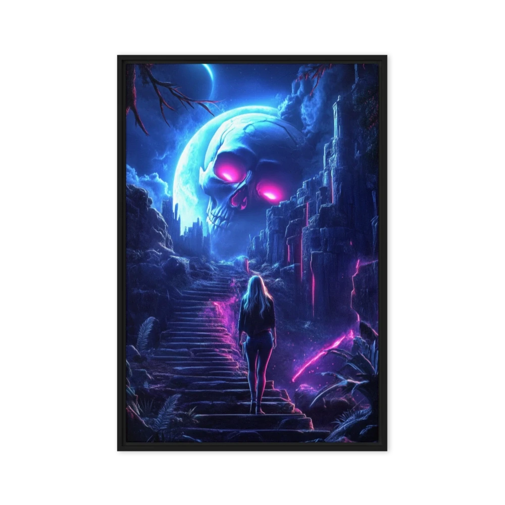 Surreal Skull Landscape