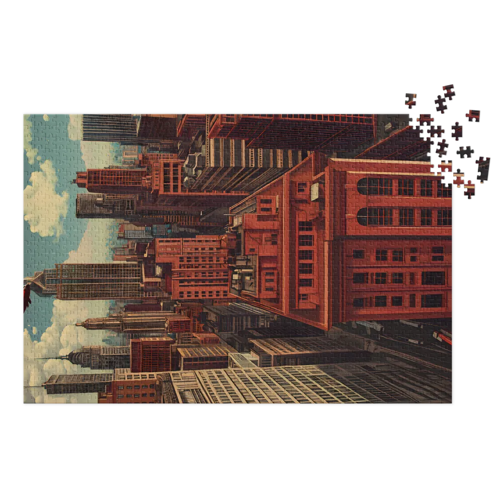 Metropolitan Airscape 
 Jigsaw Puzzle in Tin Box