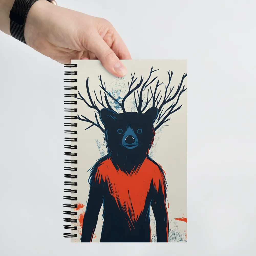 The Antlered Hybrid 
 Spiral Notebook | 140 pages