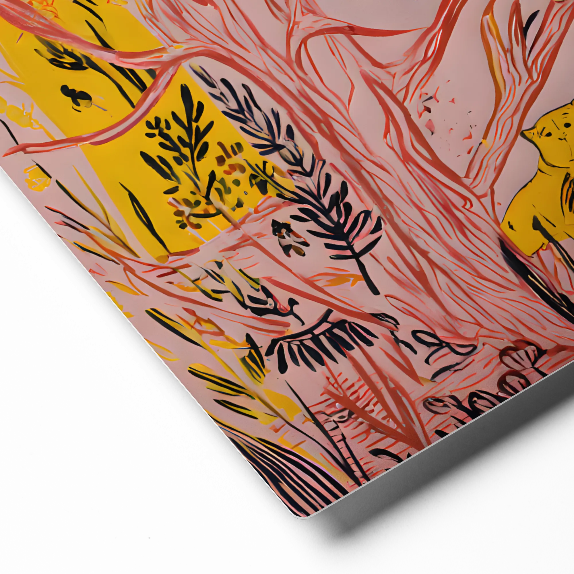Jungle Creatures Haven 
 Canvas | 6″x 6″