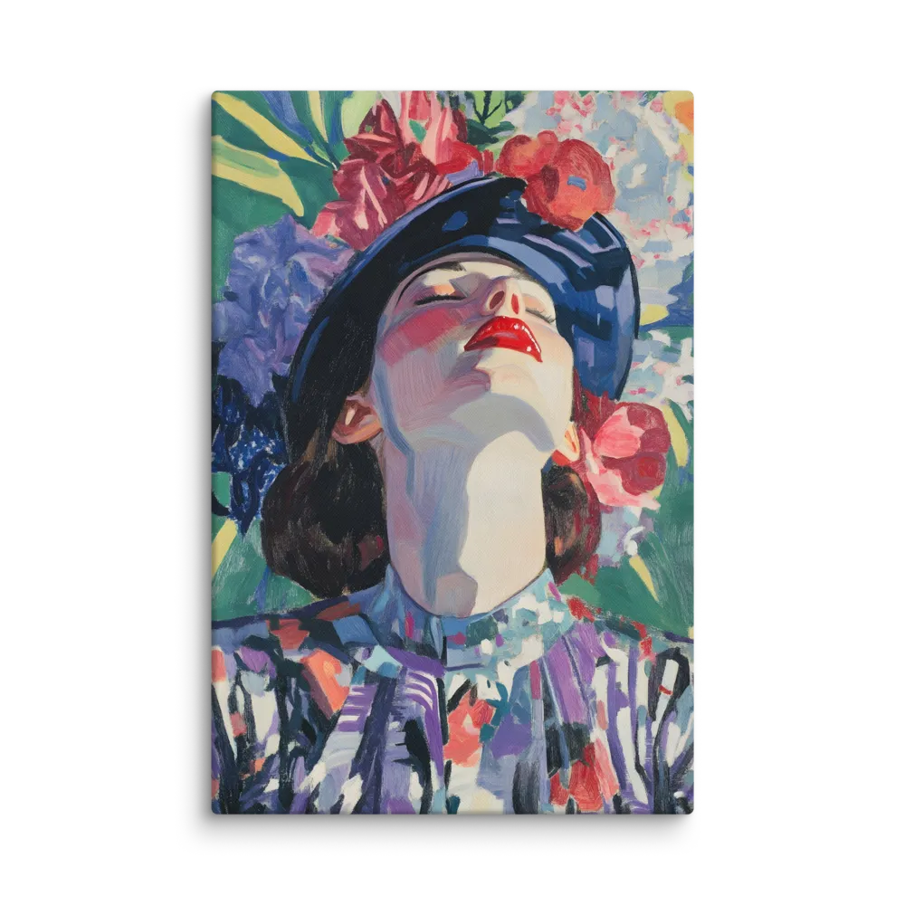 Sun-Kissed Floral Portrait 
 Canvas | 32″x 48″