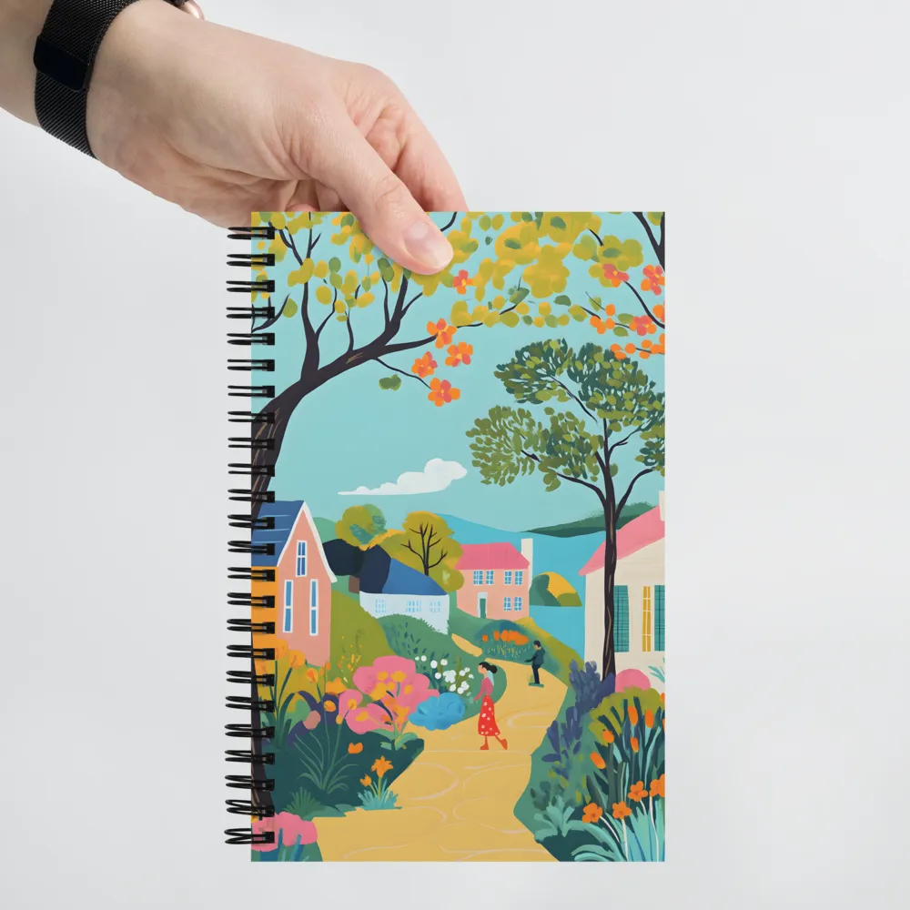 Lakeside Village Stroll 
 Spiral Notebook | 140 pages