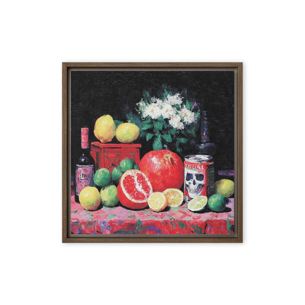 Still Life with Citrus and Skull | Art Print