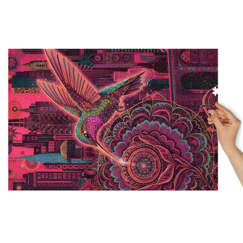 Mandala Hummingbird | Jigsaw Puzzles