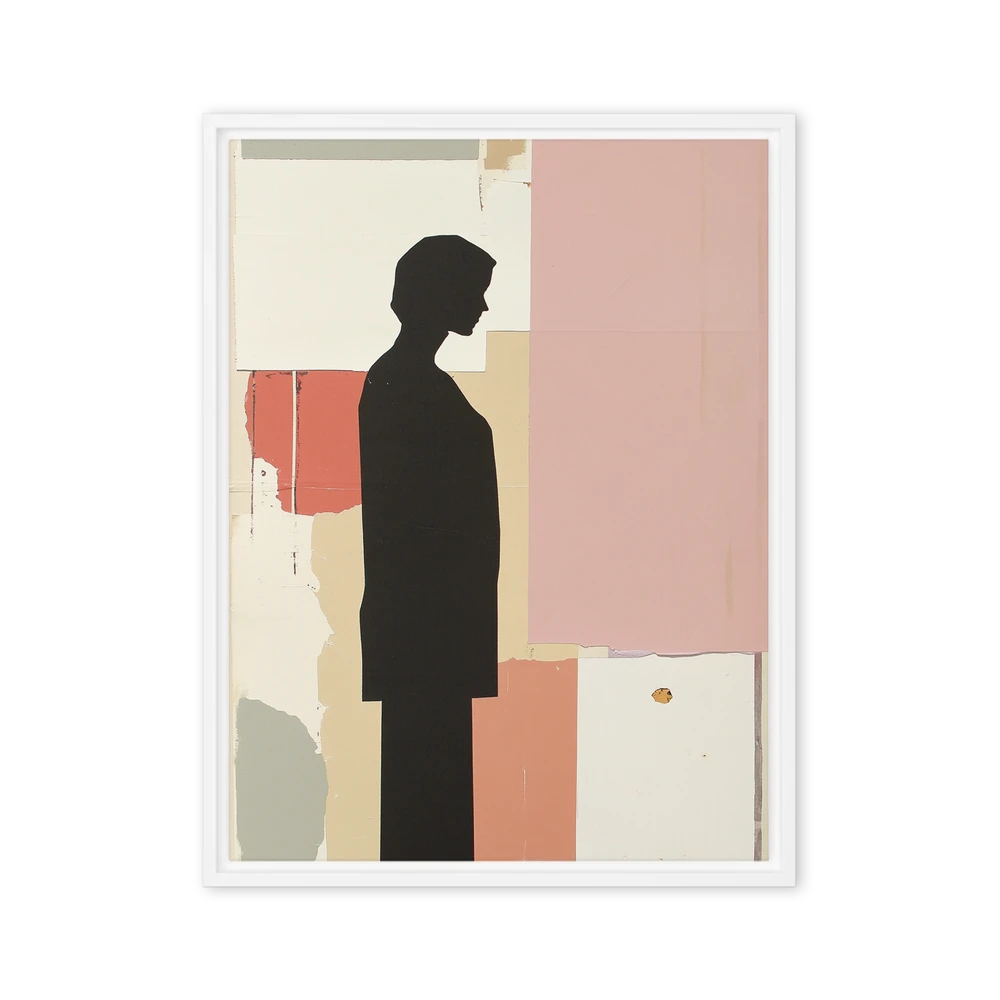 Woman Silhouette Collage | Art Print
