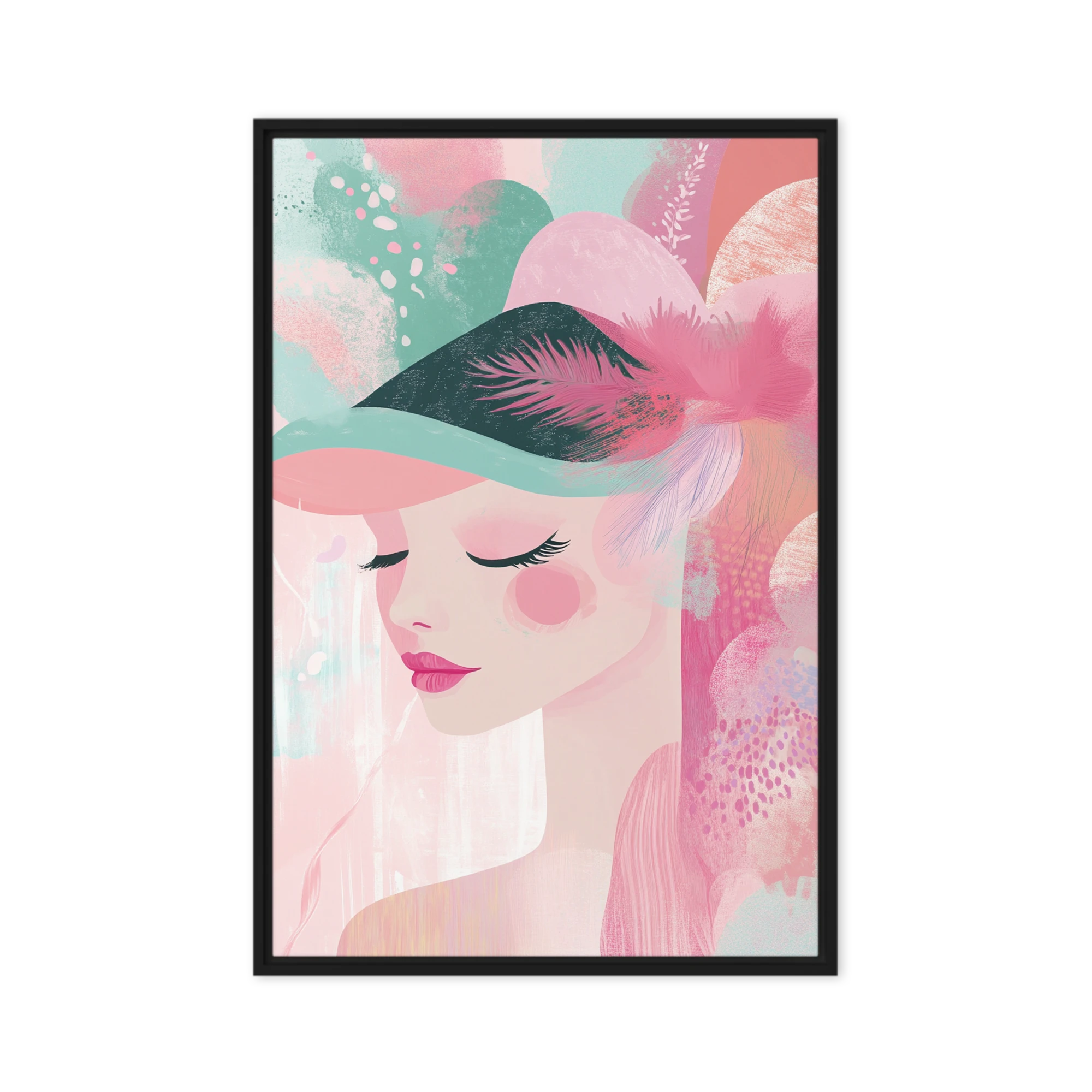 Illustrative Woman with Hat
