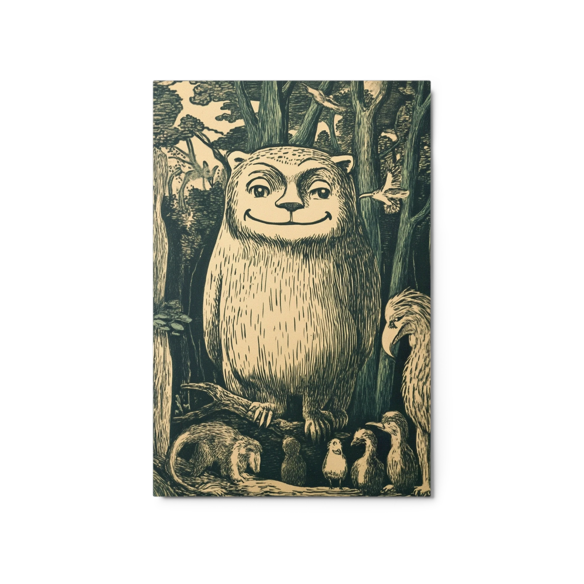 Friendly Owl in Forest