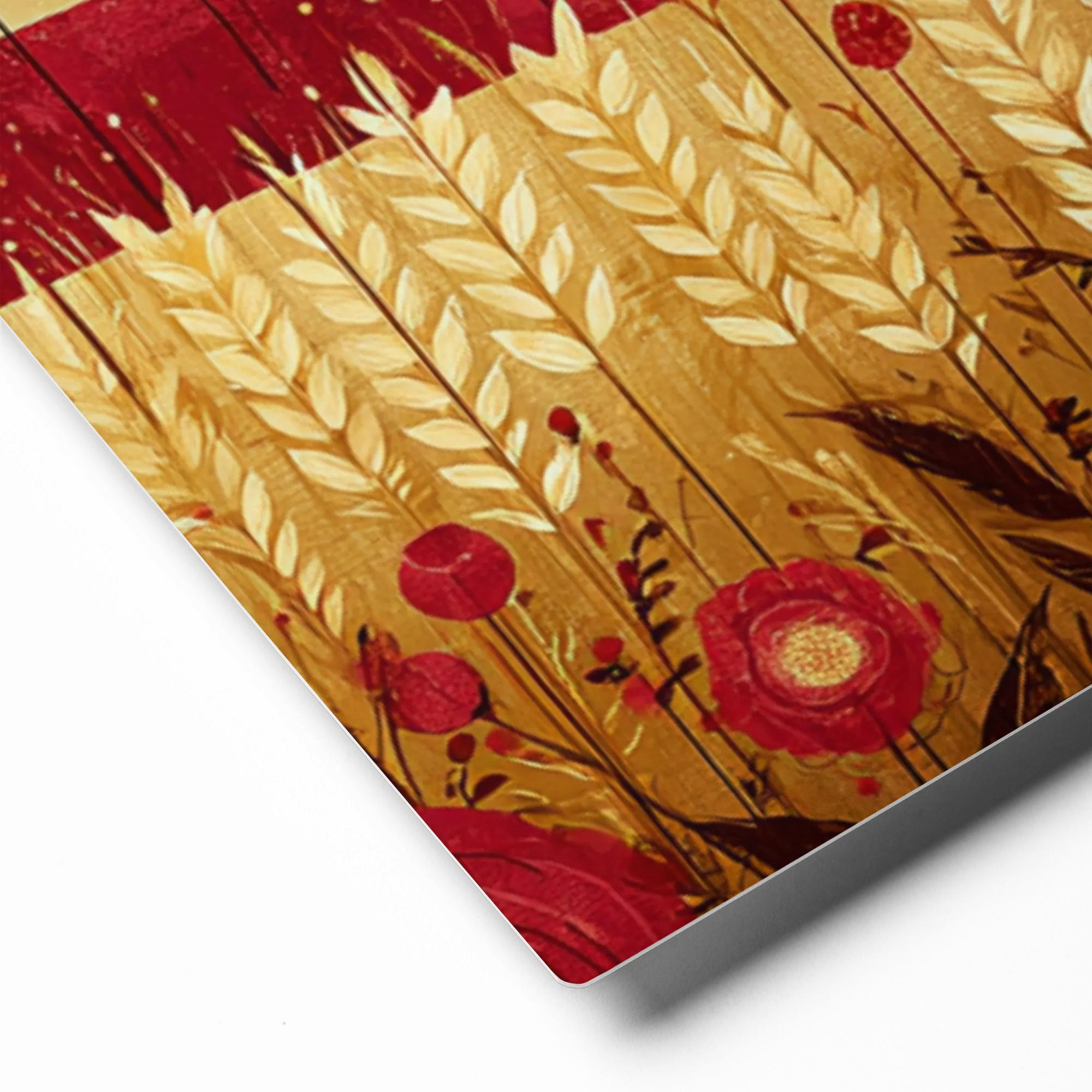 Golden Harvest Flight 
 Metal Print | 16″x 20″