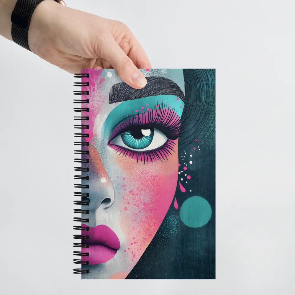 Pop Art Gaze 
 Spiral Notebook | 140 pages