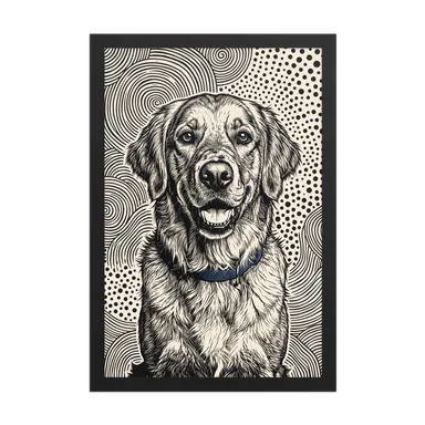Folk Linocut — Demo