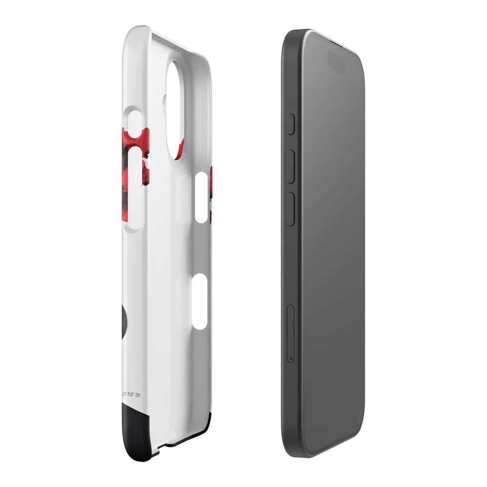 Elegance in Red 
 Samsung Galaxy S10 | Snap Case