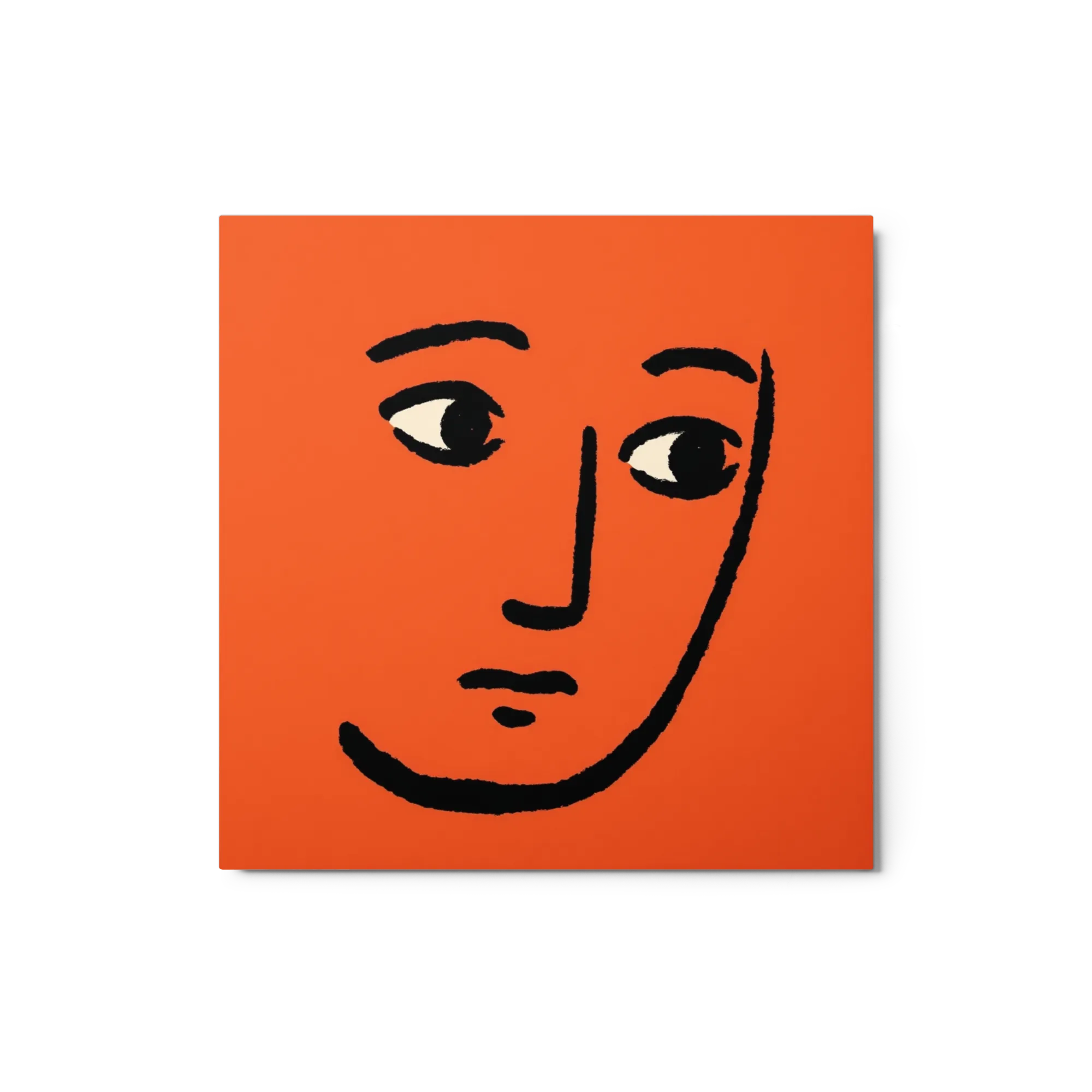Pensive Orange Face