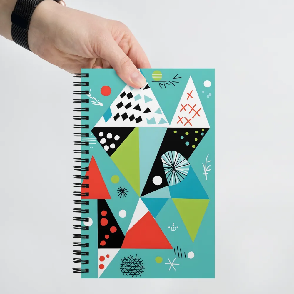 Mid-Century Geometric Abstraction 
 Spiral Notebook | 140 pages