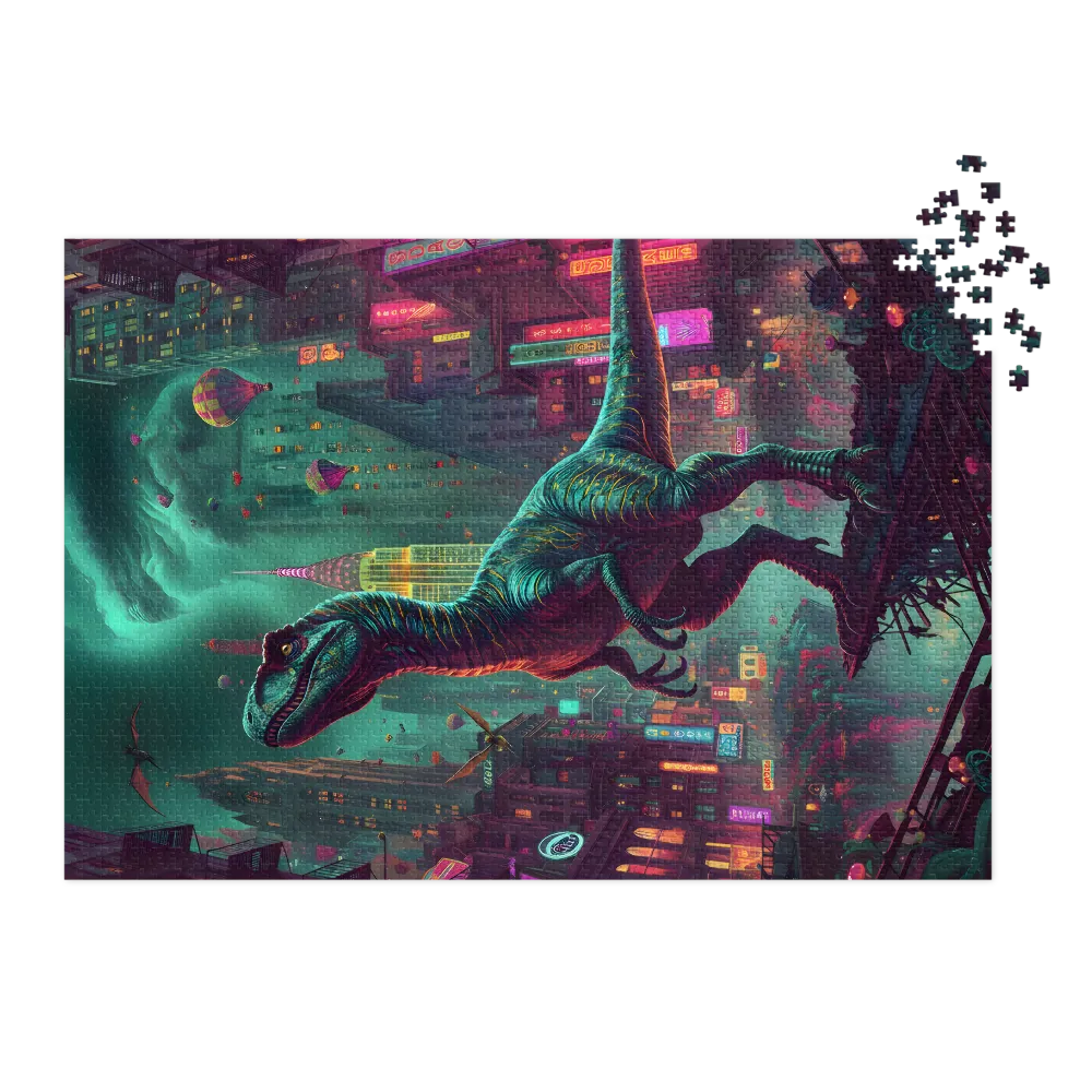 Neon City Raptor
