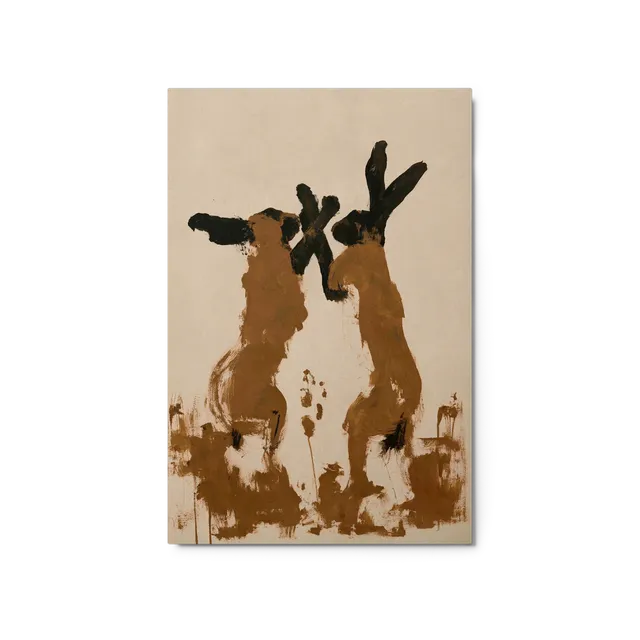 Boxing Hares | Art Print