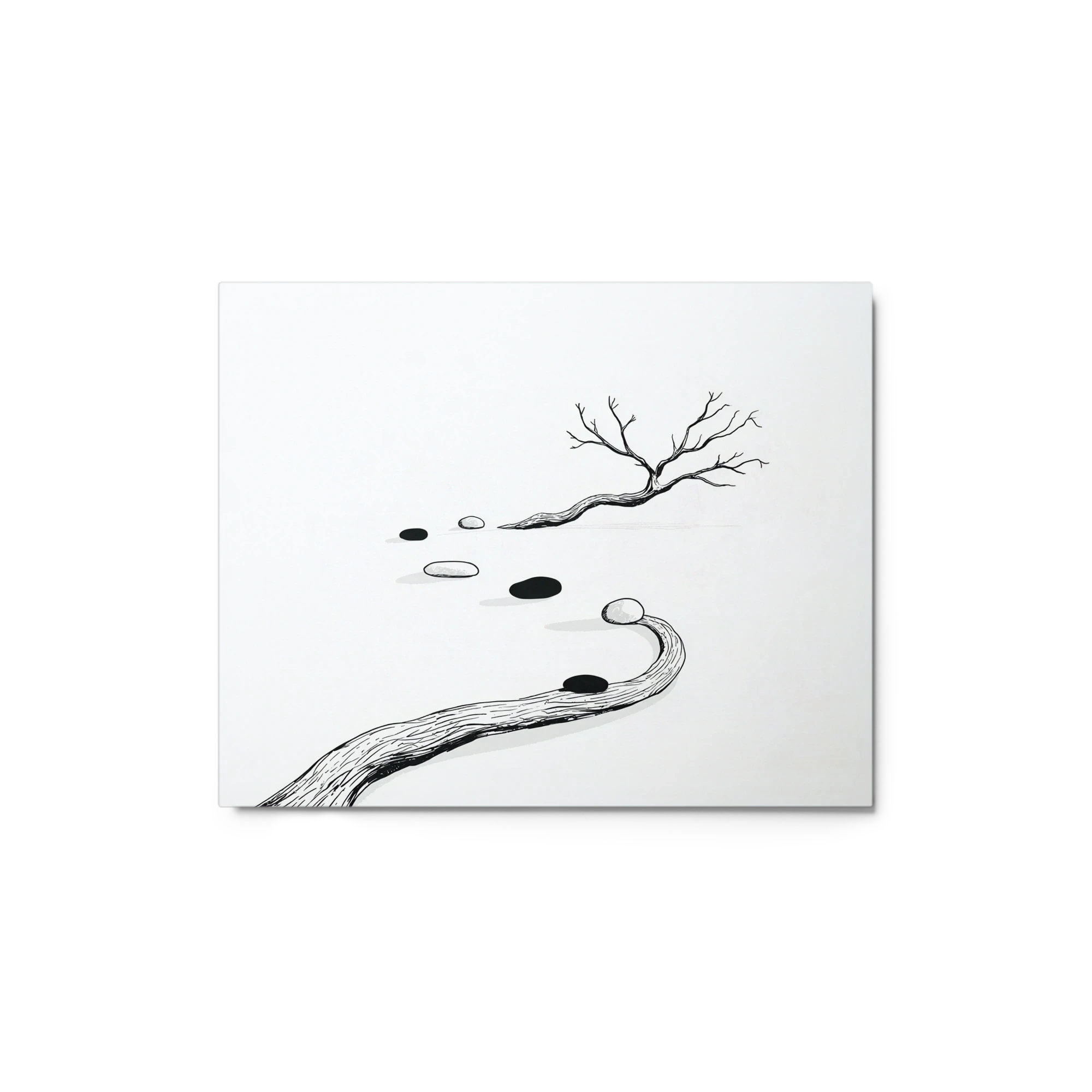 Zen Stones and Branch