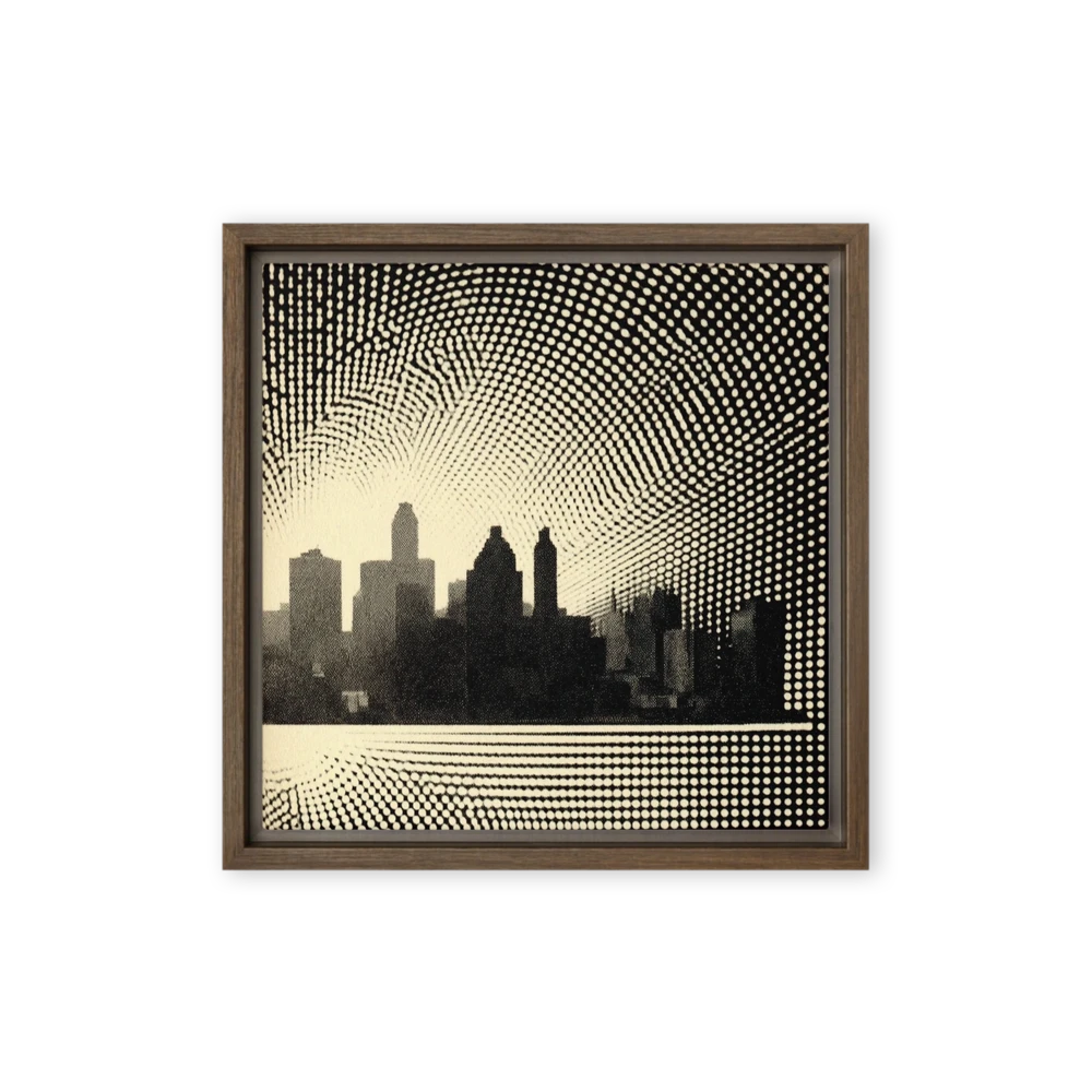 Halftone Skyline | Art Print