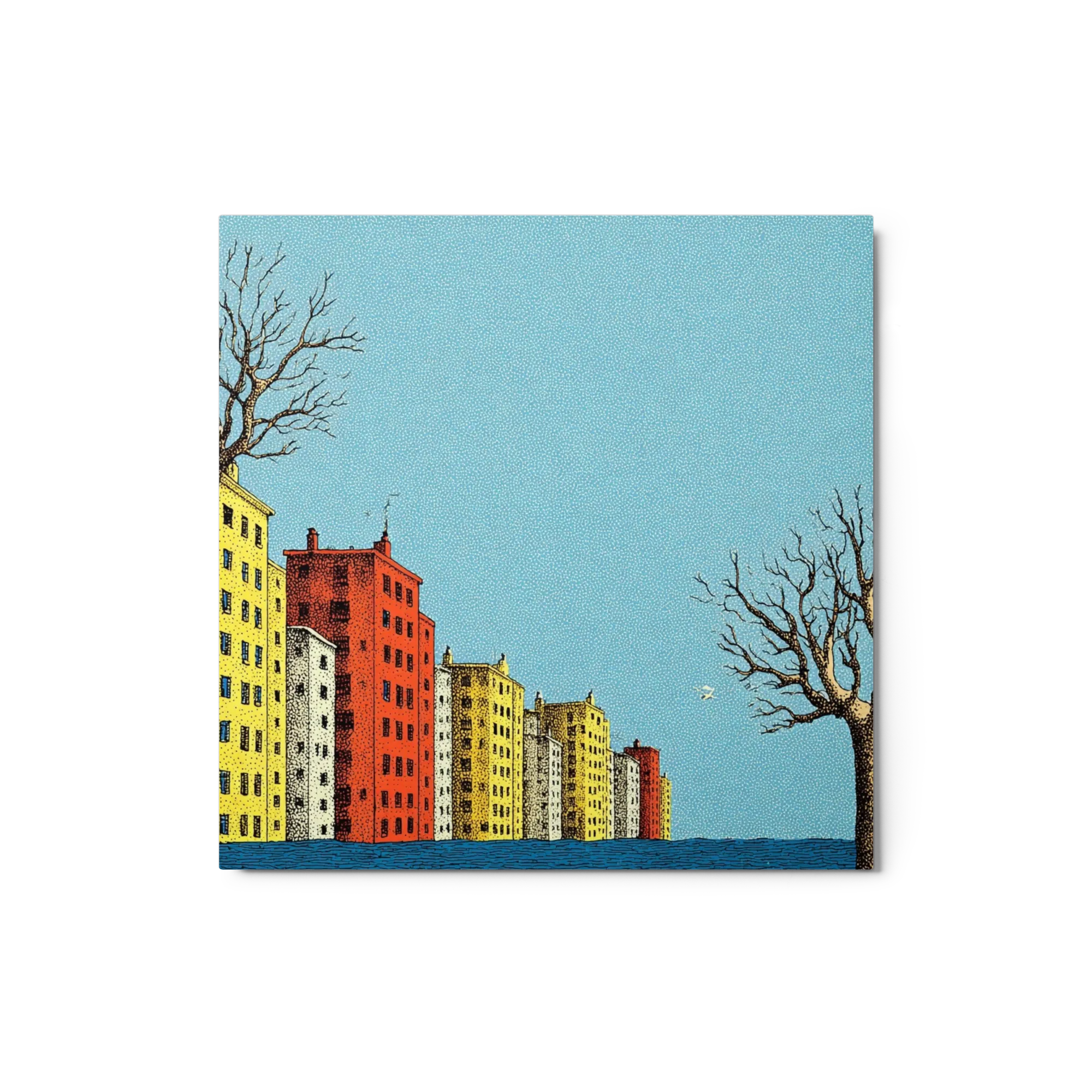 Urban Horizon in Blue