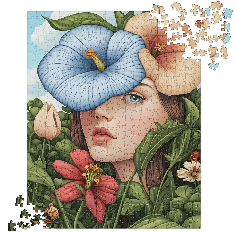 Whispers of Flora 
 Jigsaw Puzzle in Tin Box