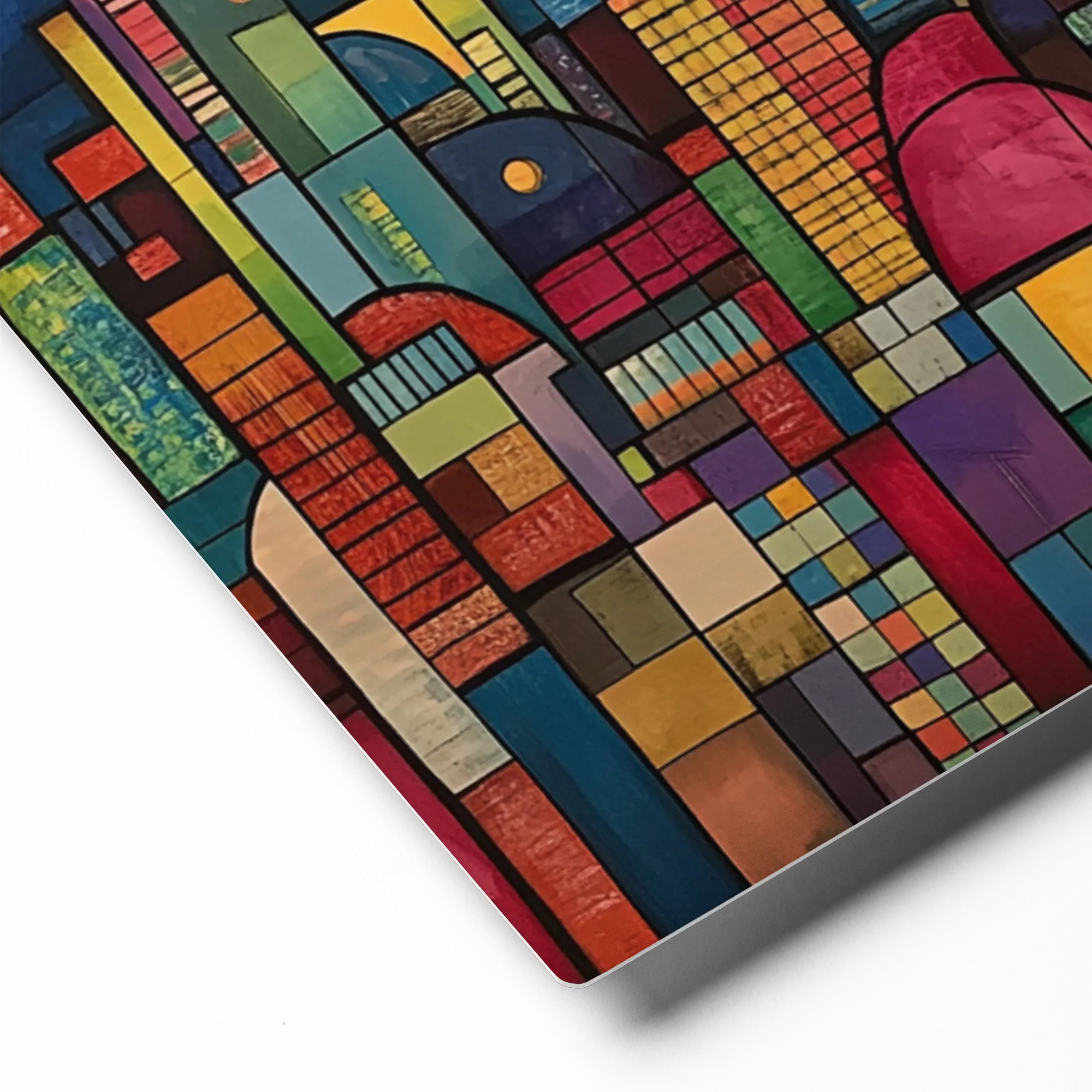 Metropolis in Mosaic 
 Canvas | 12″x 16″