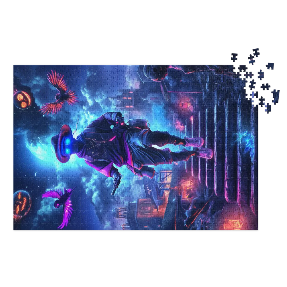 Neon Wanderer | Jigsaw Puzzles